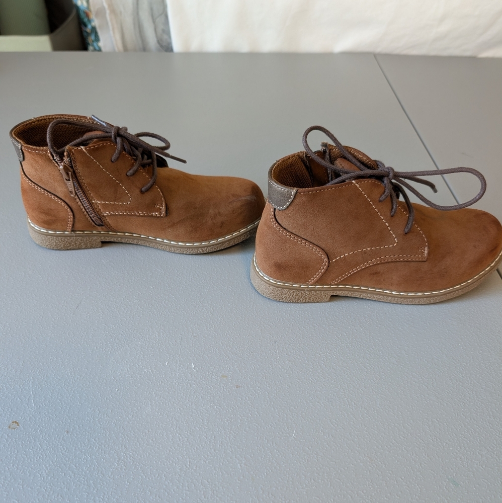 Brown Suede Ankle Boots